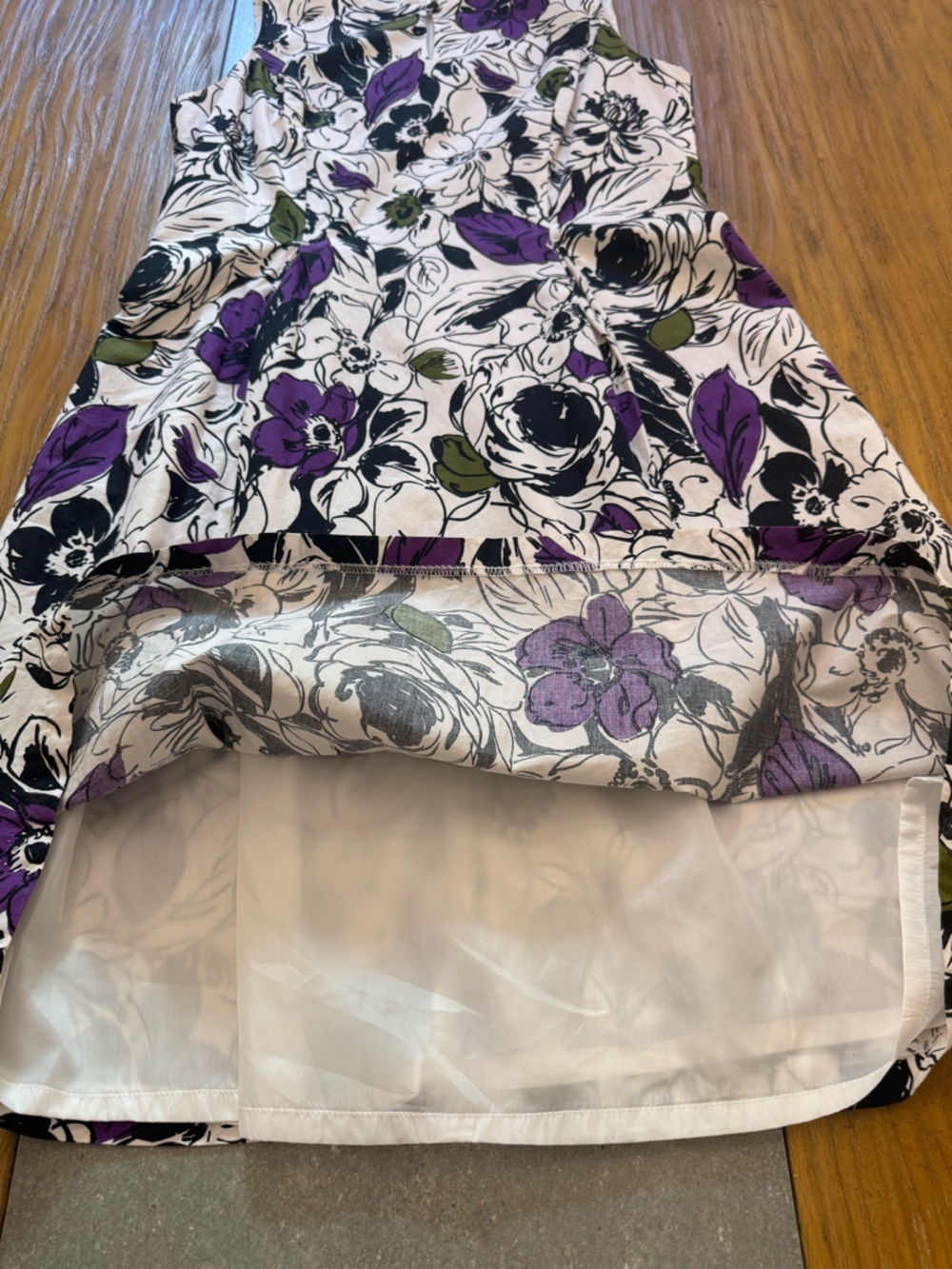 Jessica Howard Sleeveless Floral Fit & Flare Knee Length Dress Size 12 - Picture 5 of 11
